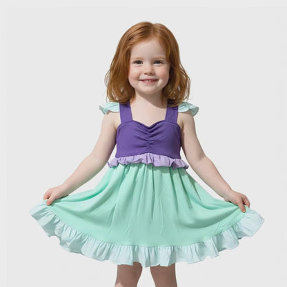 Ariel Princess Dress Casual Comfortable for Girls