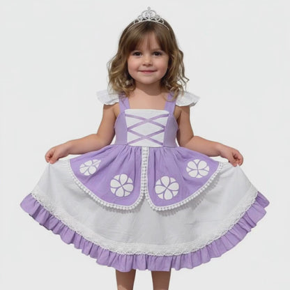 Sofia the First Purple Kids Dress Everyday Costume