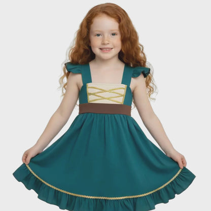 Merida Brave Princess Dress for Kids Everyday Costume