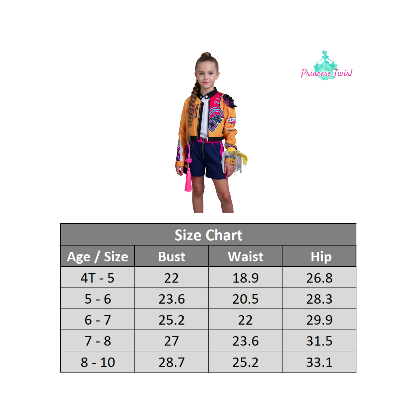 Girls Outfit for Halloween Rumi Costume Kpop Demon Hunters inspired 3D Outfits for Girls