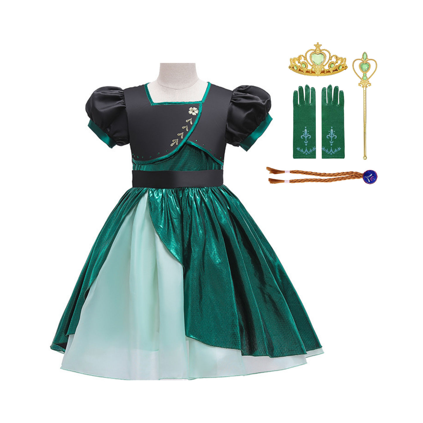 Step into the kingdom of Arendelle with Anna's frozen 2 dress and accessories