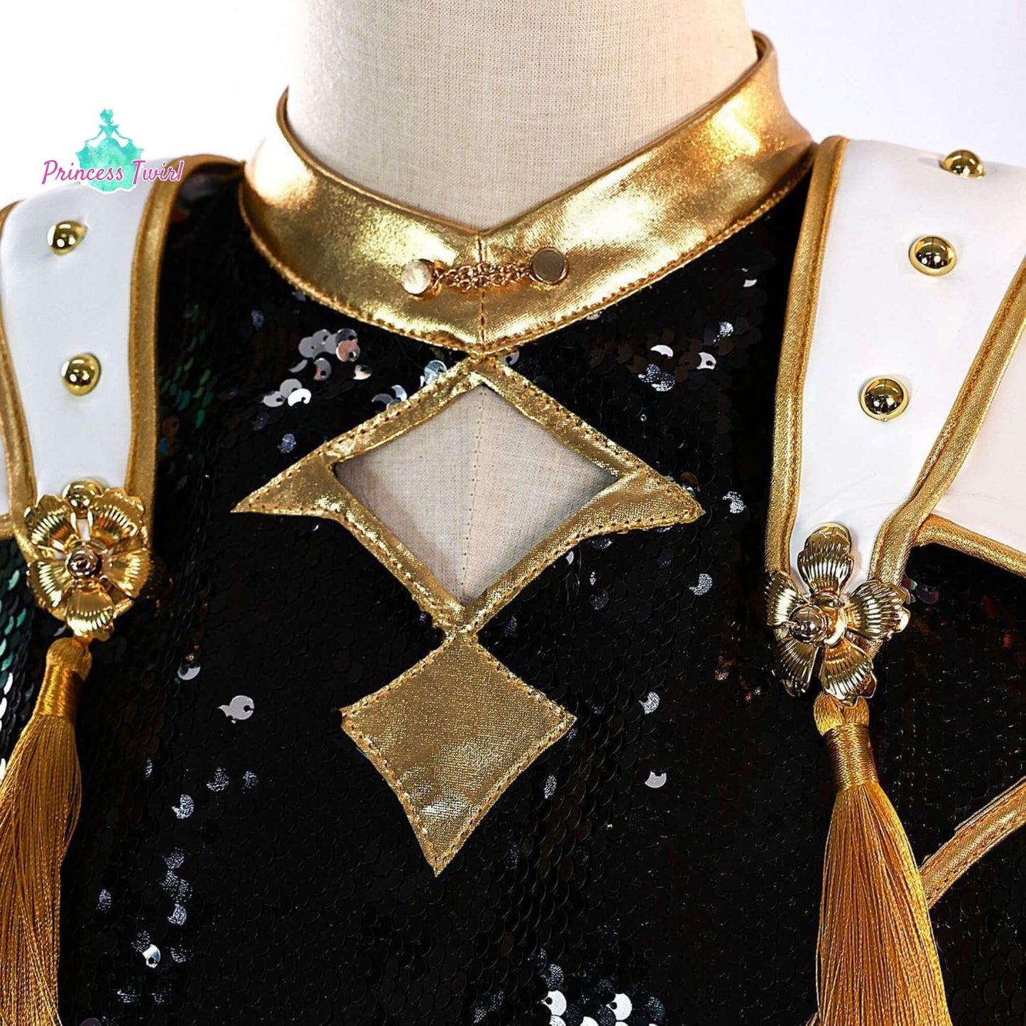 K pop Demon Hunters Costume for Kids Inspired Zoey Shinny Black Costume