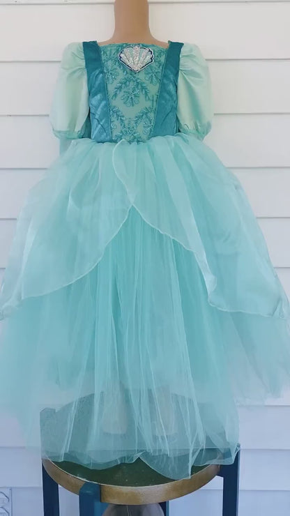 Disney-Inspired Little Mermaid Birthday Ariel Dress + Accessories