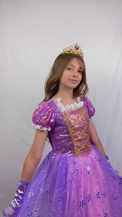 Princess Gift Ideas Tangled and Rapunzel Birthday Dresses