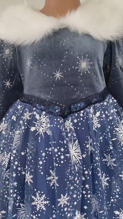 The Ultimate Frozen Gift Set: Elsa Luxury Dress and Accessories